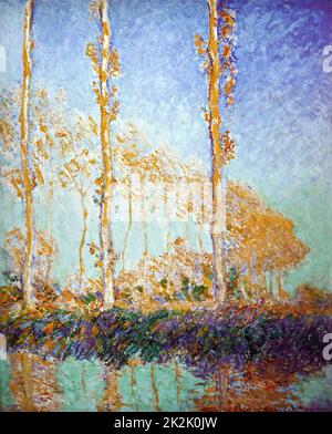 Claude Monet (1840-1926) Französische Schule Pappeln, drei rosa Bäume, Herbst 1891 Öl auf Leinwand (93 x 74 cm) Philadelphia, Kunstmuseum Stockfoto
