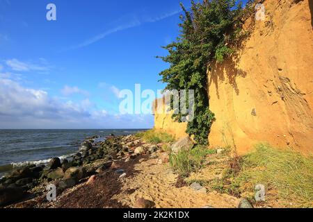 Traumhafte Landschaft von Klein Zicker auf der Ostseeinsel RÃ¼gen Stockfoto