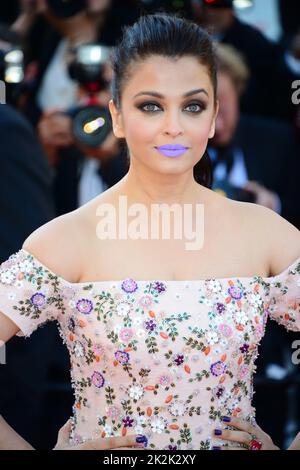 Aishwarya Rai auf dem roten Teppich für den Film 'Mal de pierres' 69. Cannes Film Festival 15. Mai 2016 Stockfoto