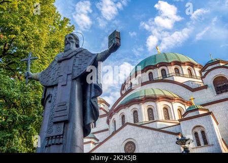 Kirche der Heiligen Sava. Belgrad, Serbien Stockfoto