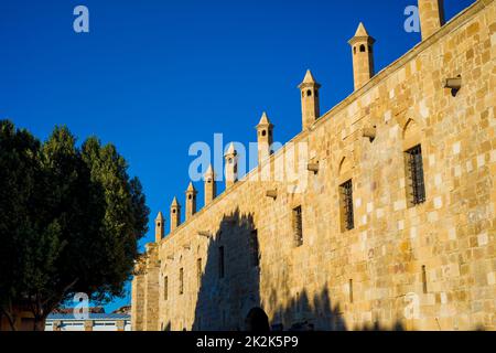 Büyük Han (Great Inn), Nicosia. Größte Caravansarai in Zypern Stockfoto