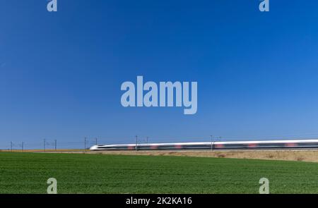 Schnellster TGV-Zug in Nordfrankreich Stockfoto