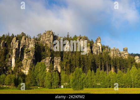 Teplice Adrspach Rocks, Ostböhmen, Tschechien Stockfoto