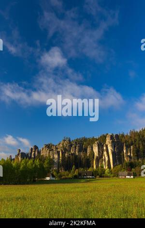 Teplice Adrspach Rocks, Ostböhmen, Tschechien Stockfoto