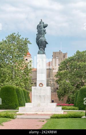 Belgrad, Serbien - 7. Juni 2022: Dankesdenkmal an Frankreich im Kalemegdan Park. Stockfoto