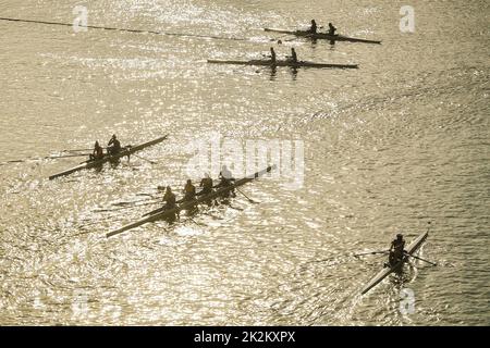 Racice, Tschechische Republik. 23. September 2022. 2022 Ruderweltmeisterschaften am 23. September 2022 in Racice, Tschechische Republik. Quelle: VIT Cerny/CTK Photo/Alamy Live News Stockfoto