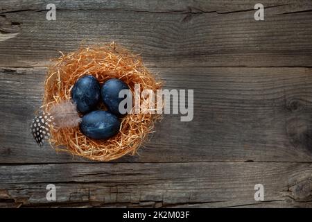 Bunte Ostereier Stockfoto