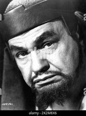 EDWARD G. ROBINSON Porträt als Dathan in DEN ZEHN GEBOTEN 1956 Regisseur CECIL B. DeMille Motion Pictures Associates / Paramount Pictures Stockfoto