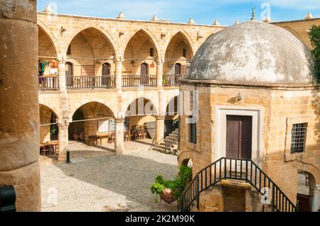 Büyük Han (Great Inn), größte Caravansarai in Zypern. Nicosia Stockfoto