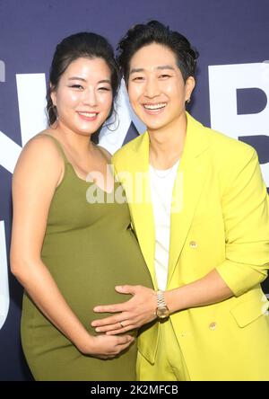 Los Angeles, Ca. 22. September 2022. Hannah Jun und Tim Jo bei der Los Angeles Premiere von „vernünftiger Zweifel“ am 22. September 2022 im NeueHouse Hollywood in Los Angeles, Kalifornien. Quelle: Saye Sadou/Media Punch/Alamy Live News Stockfoto