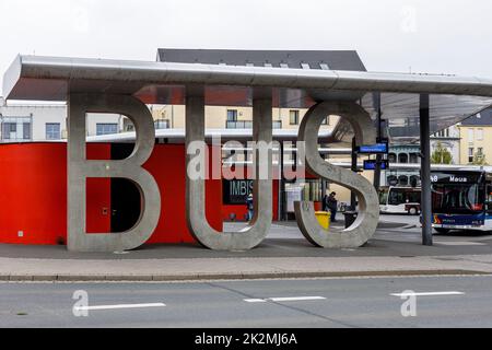 Busbahnhof Jena Stockfoto