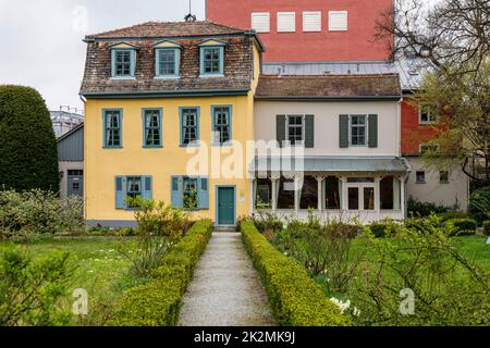 Schillers Gartenhaus und Schiller-Museum Stockfoto