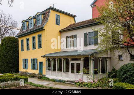 Schillers Gartenhaus und Schiller-Museum Stockfoto