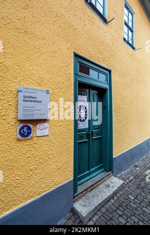 Schillers Gartenhaus und Schiller-Museum Stockfoto