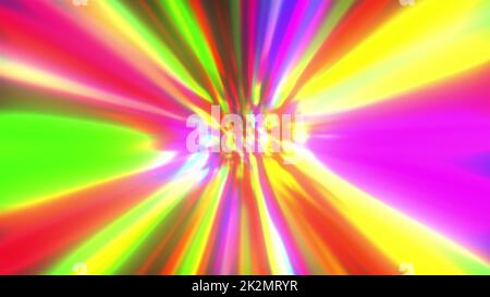 Farbenfrohe leuchtende Linien Stockfoto