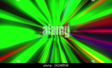 Farbenfrohe leuchtende Linien Stockfoto