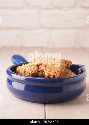 Gesunde Haferflocken-Kekse ohne Zucker Stockfoto