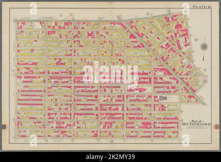 Bromley, George Washington. Kartographie, Karten, Atlanten, Landvermessungen. 1908. Lionel Pincus und Prinzessin Firyal Map Division. Brooklyn (New York, New York) , Maps Plate 18: Begrenzt durch Flushing Avenue, Bremen Street, Bushwick Avenue, Willoughby Avenue, Broadway, Hart Street, Stuyvesant Avenue, Lafayette Avenue und Nostrand Avenue Plate 18 Stockfoto
