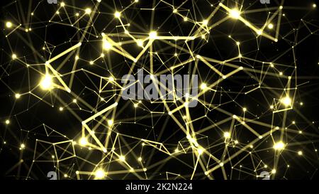 Abstract Plexus Technology Science And Engineering Hintergrund Stockfoto