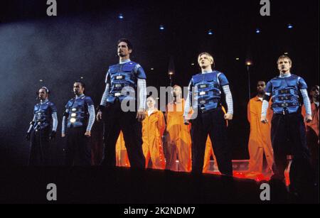 BACKSTREET BOYS ; live in London, UK ; 16 June 1999 ; Credit : Mel Longhurst / Performing Arts Images ; www.performingartsimages.com Stockfoto