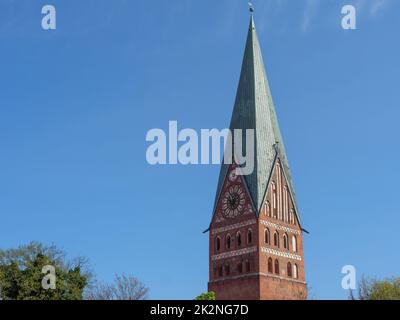 Die Stadt Lueneburg in deutschland Stockfoto