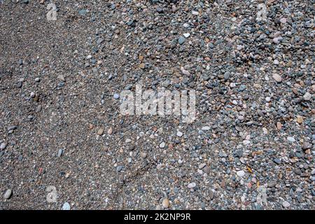 Sauberer Sand am Strand Stockfoto