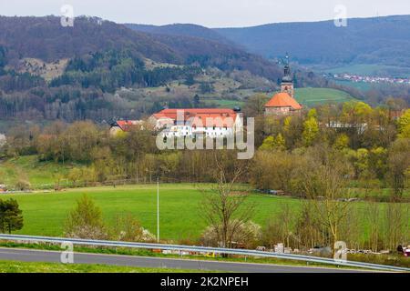 Die Propstei Zella in Thüringen RhÃ¶n Stockfoto