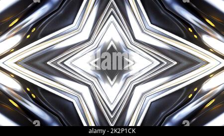 Glühkaleida Stockfoto