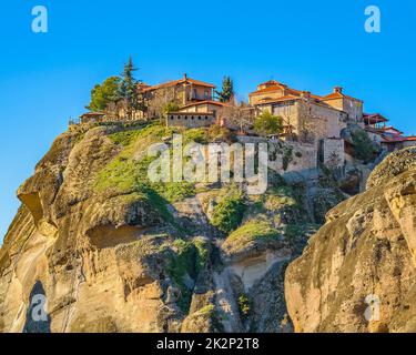 Nikolaikloster, Meteora, Griechenland Stockfoto