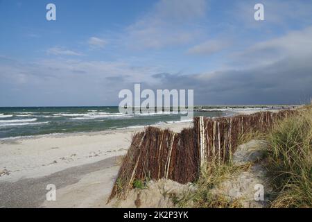 In den Dünen, ostsee, SchÃ¶nberger Strand, SchÃ¶nberg, Schleswig-Holstein, Norddeutschland Stockfoto