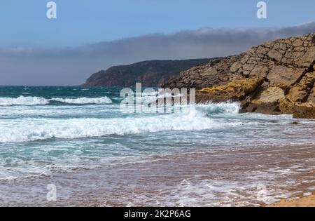 Guincho Beach Sea Stockfoto