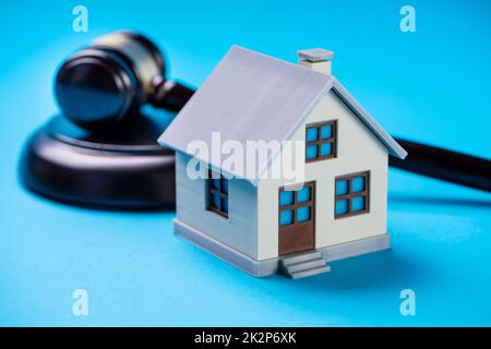 Immobilienvollstreckungsanwalt Stockfoto