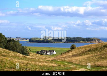GroÃŸ Zicker Traumlandschaft auf der Ostseeinsel Rügen Stockfoto