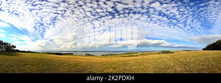 GroÃŸ Zicker Traumlandschaft auf der Ostseeinsel Rügen Stockfoto