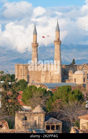 Selimiye-Moschee (St. Sophia Cathedral). Nicosia, Zypern Stockfoto