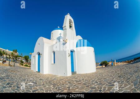 St. Nicolas Kirche in Protaras, Zypern Stockfoto