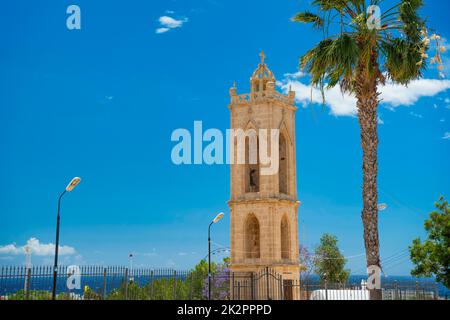 Glockenturm des Klosters Ayia Napa. Zypern Stockfoto