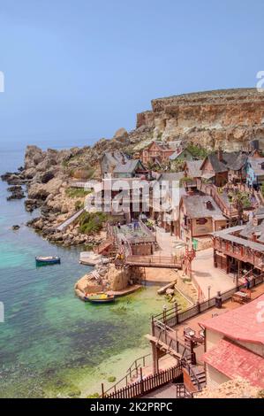 Sweethaven Village Stockfoto