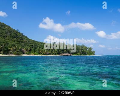 Seychellen, Praslin - Anse La Farine Stockfoto