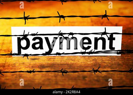 Keine Zahlung-Konzept Stockfoto