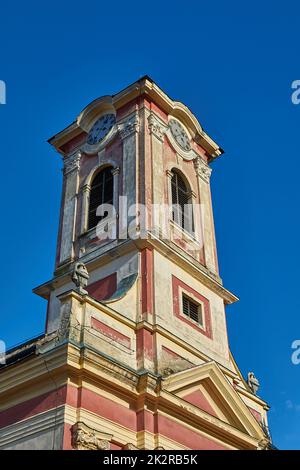 Alte Kirche Turm Stockfoto