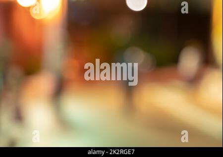 Farbenfrohes Bokeh abstrakt verschwommener Hintergrund. Stockfoto