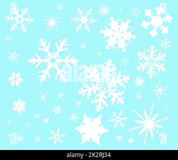 Hintergrund Der Blassen Schneeflocke Stockfoto