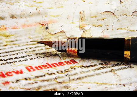 Neugeschäft Stockfoto