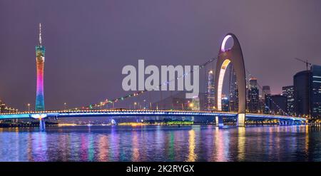 Guangzhou Skyline. Guangzhou, China Stockfoto