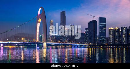 Guangzhou Skyline. Guangzhou, China Stockfoto