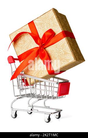 Geschenk-shopping-Konzept Stockfoto