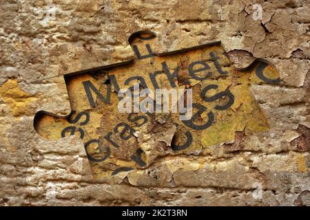 Crash-Markt Stockfoto