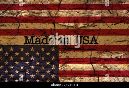 Made in USA Stockfoto