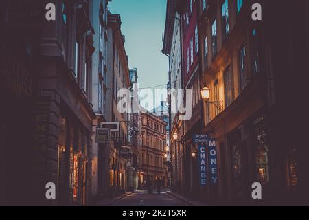 Gumlastan Old Town Alley (Stockholm) Stockfoto